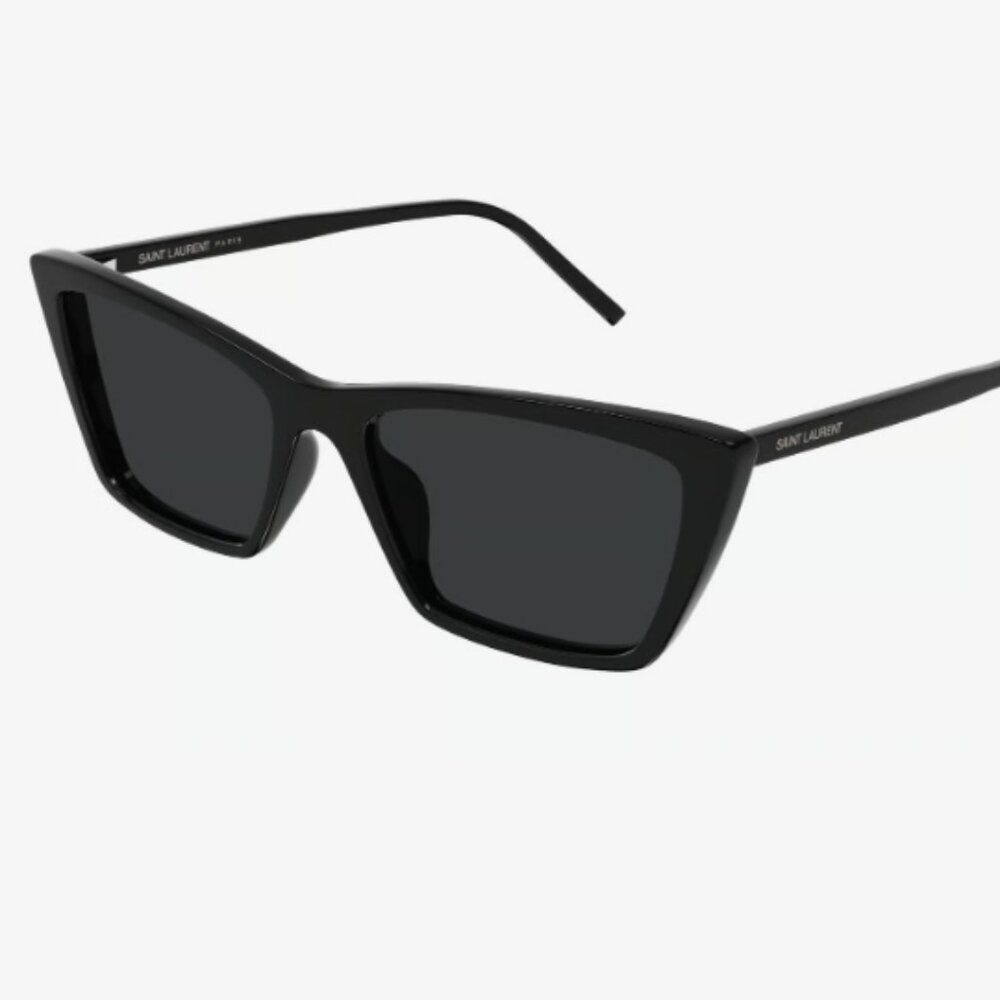 Saint Laurent Women's Sunglasses | SL 737 Mica Thin-001 | Black, Silver